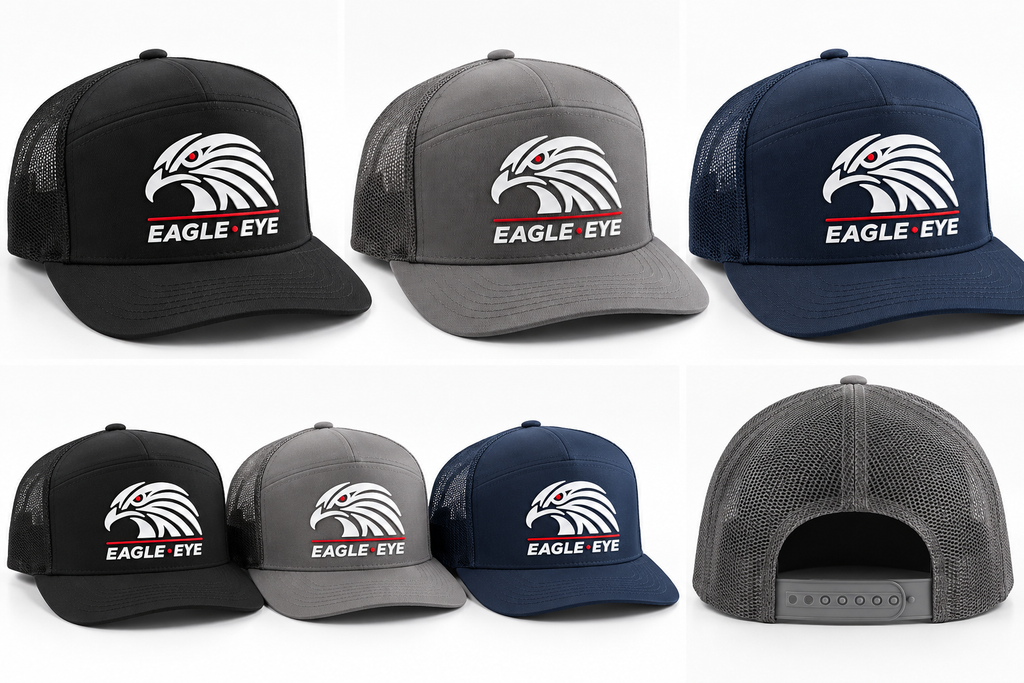 Eagle Eye Golf 7-Panel Trucker Snapback Hat